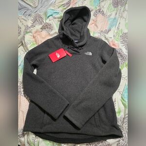The North Face Gray Zip Up Sweater